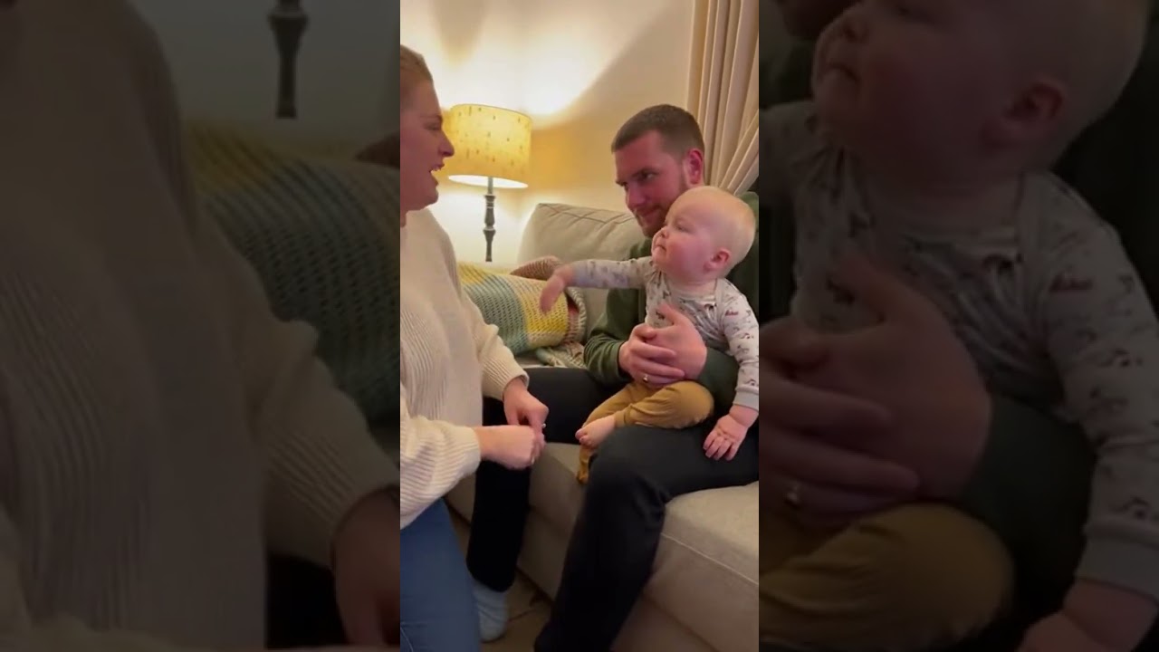 🍼 Baby Defends Dad Like a Tiny Hero 😂 