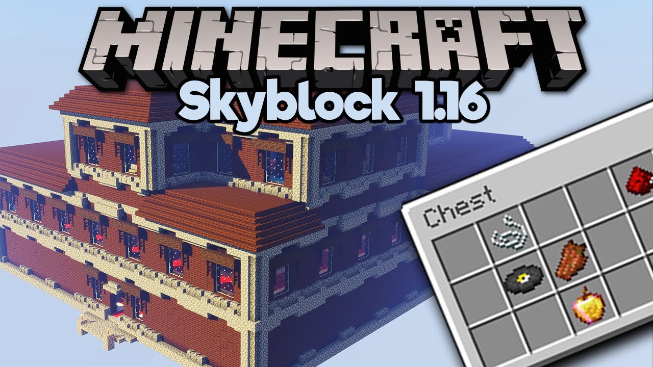 Epic Woodland Mansion Loot! ▫ Minecraft 1.16 Skyblock (Tutorial Let's Play) [Part 27]