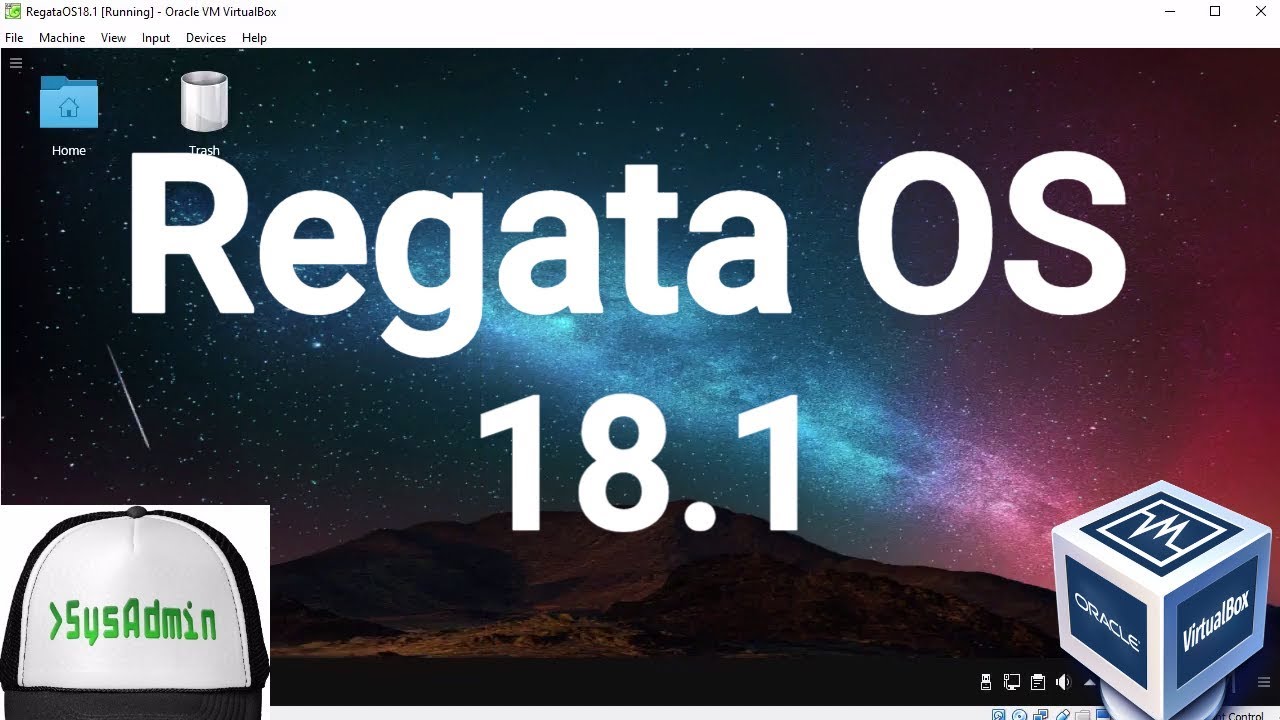 Regata OS 18.1 Installation + Guest Additions on Oracle VirtualBox [2017]
