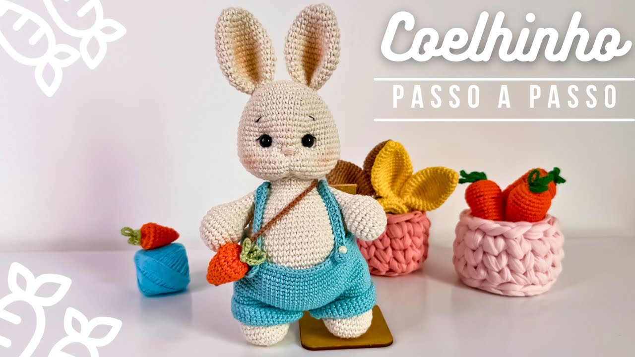 COELHINHO EM AMIGURUMI - Passo a passo!