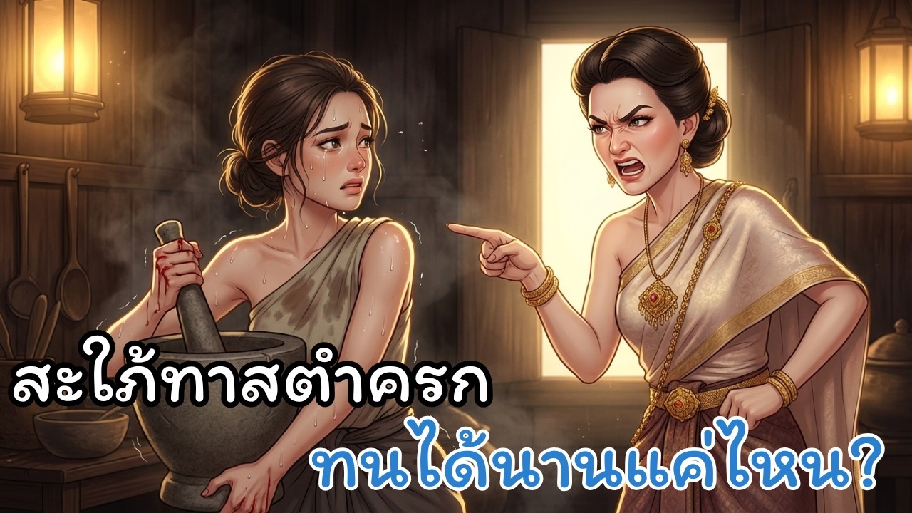 เผยสูตรลับแม่สามี! บังคับลูกสะใภ้ตำน้ำพริกจนมือแตก สู่เมนูเด็ดอร่อยลือลั่น