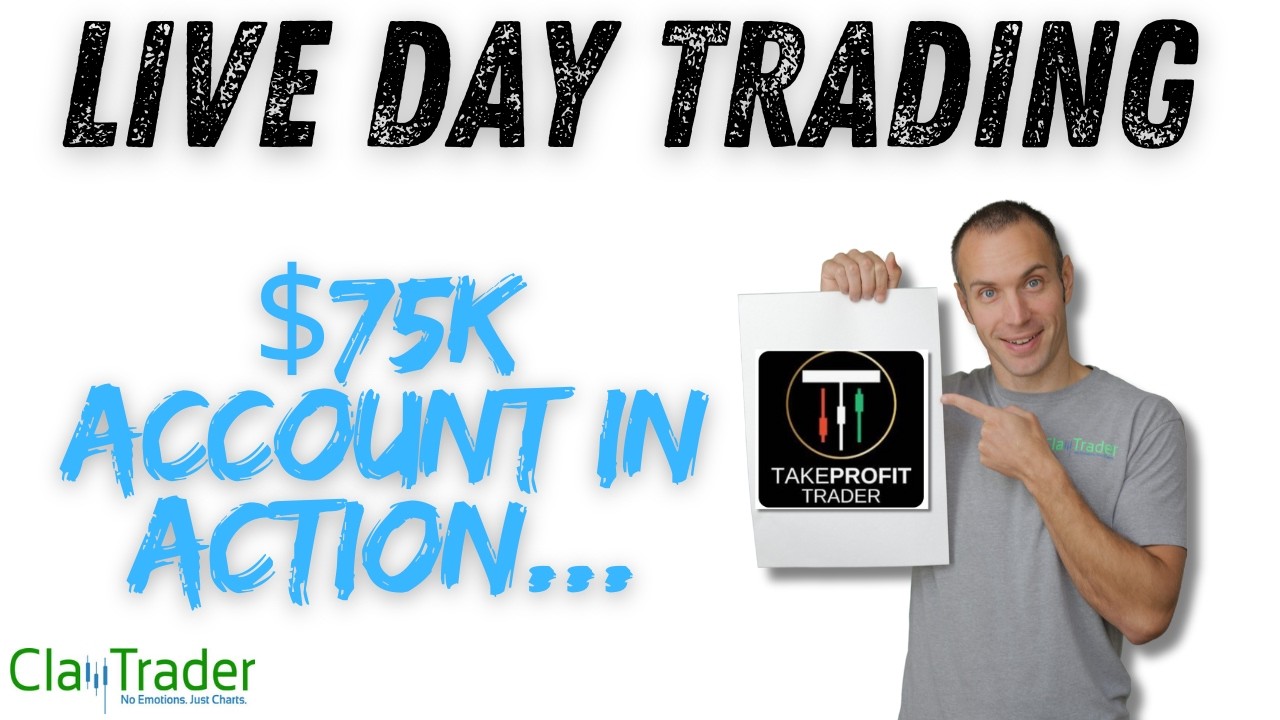 [В прямом эфире] Дневная торговля | TakeProfitTrader: счет 75 000 долларов в действии!