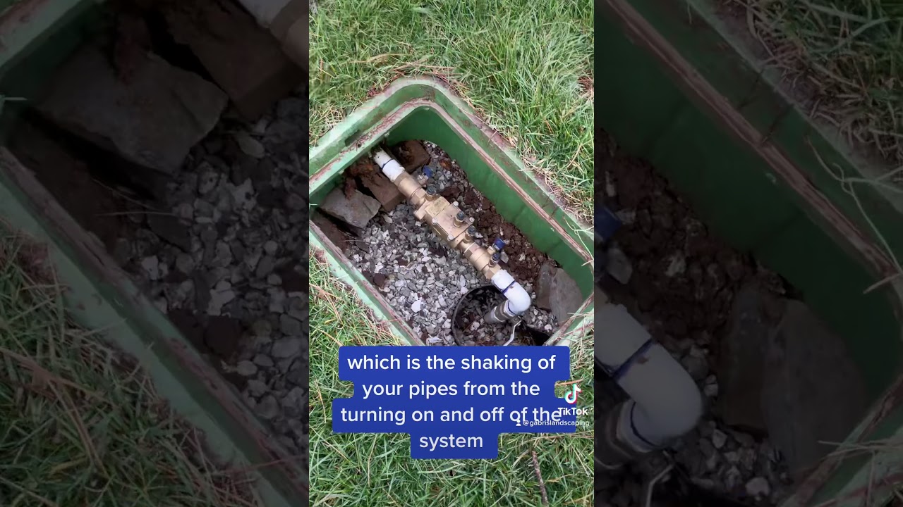 Dude, Where&rsquo;s My Backflow?  #lawn #sprinklers #backflowtesting &hellip; Water hammer & backflow locations