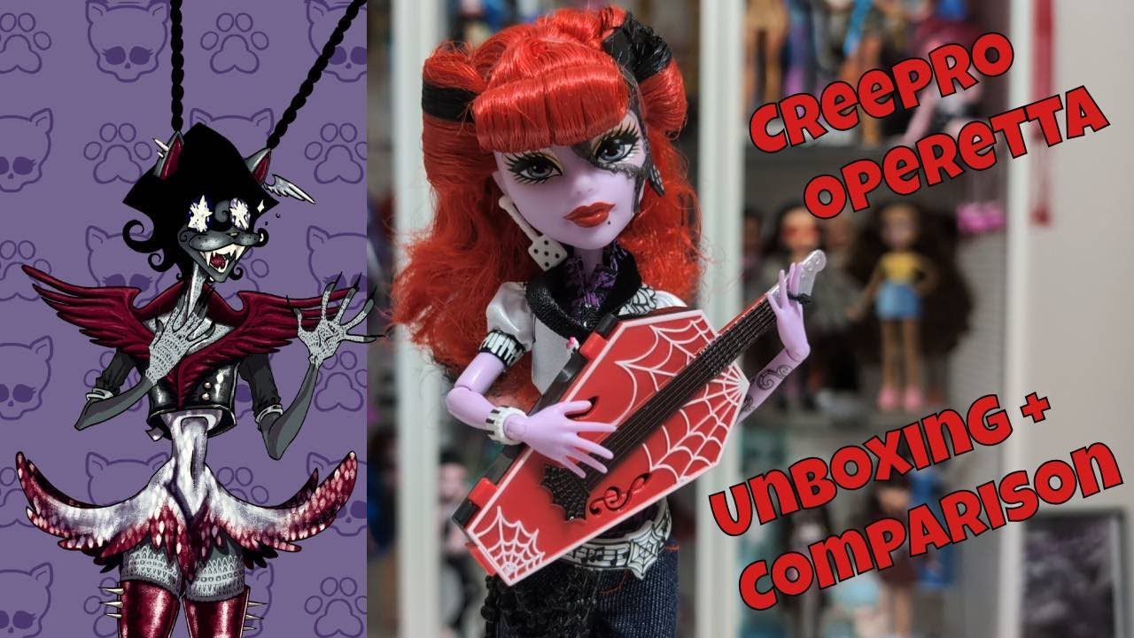 OPERETTA MY BELOVED || Monster High Boo-riginal Creeproduction Operetta Unboxing + Comparison