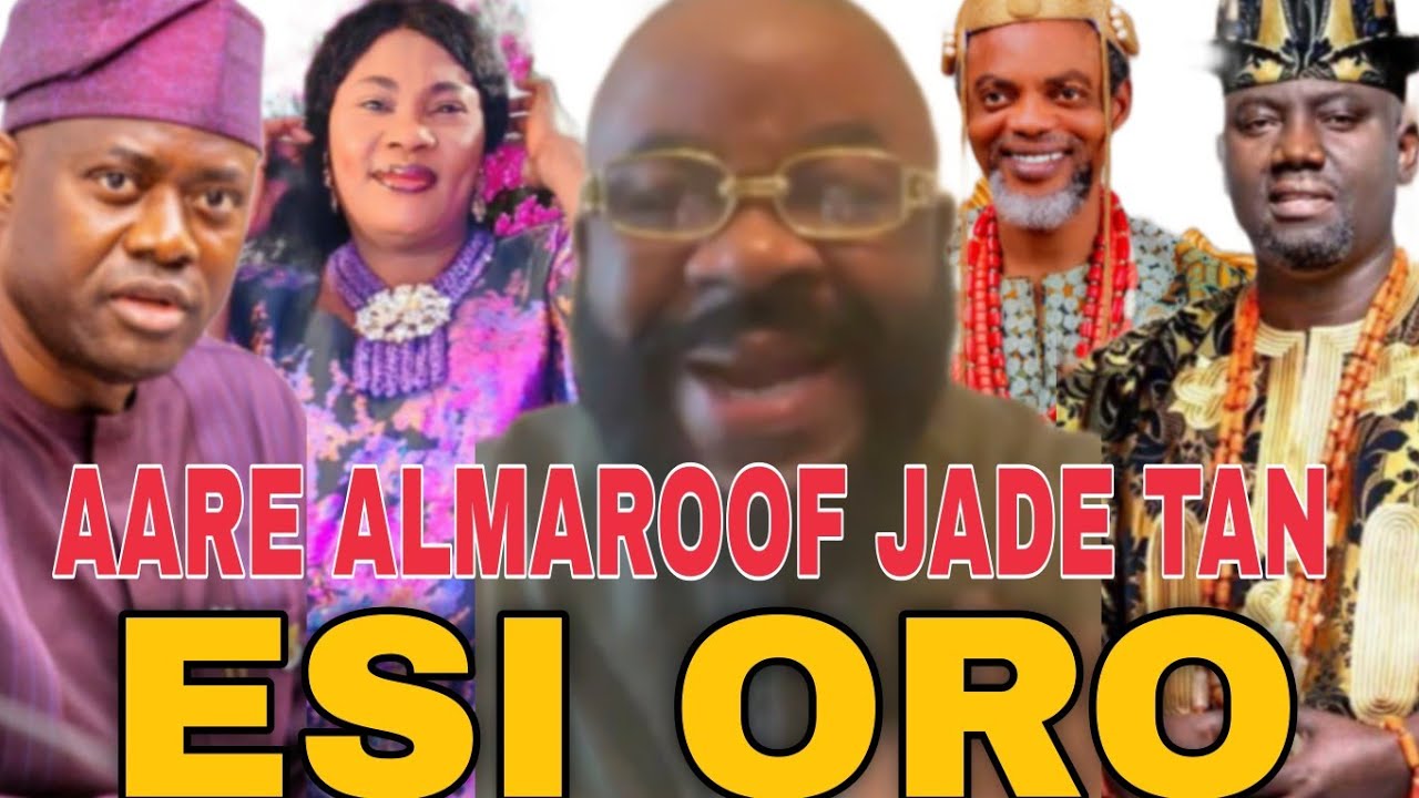 HA!! AARE ALMAROOF JADE SO ORO LORI AWIKONKO PELU YEYE DARA, KABIYESI OWOADE PELU SIYII   MAKINDE