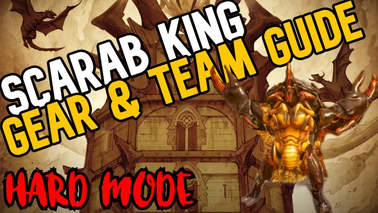 Scarab King Complete Guide - HARD Mode Doom Tower - Gear and Team Setup [Raid: Shadow Legends]