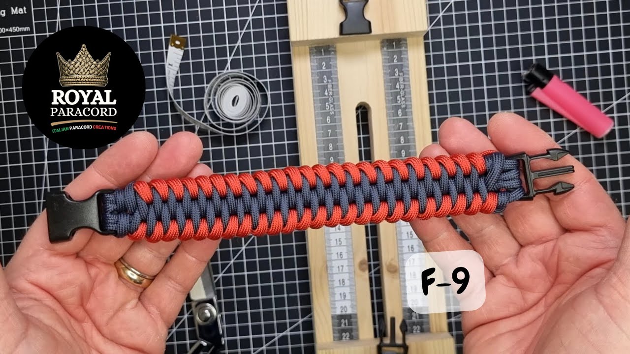 Bracciale Paracord F-9 Paracord Bracelet TUTORIAL.