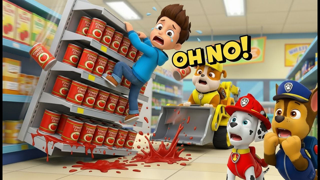 PAW Patrol Rescue! 🚨 Alex's DANGEROUS Climb & Big Kid Lesson 🦖 | Safety for Kids