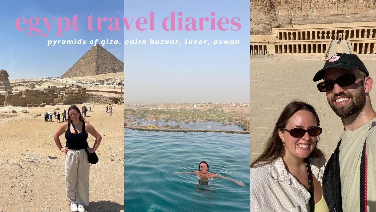 egypt travel vlog | exploring the pyramids, cairo, luxor, aswan