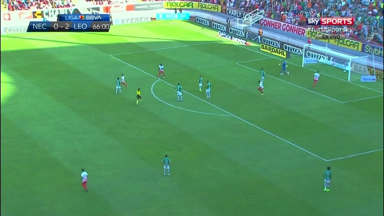 Gol de J. Angulo | Necaxa 1 - 2 Le&oacute;n | Liga BBVA MX - Apertura 2019  - Jornada 10