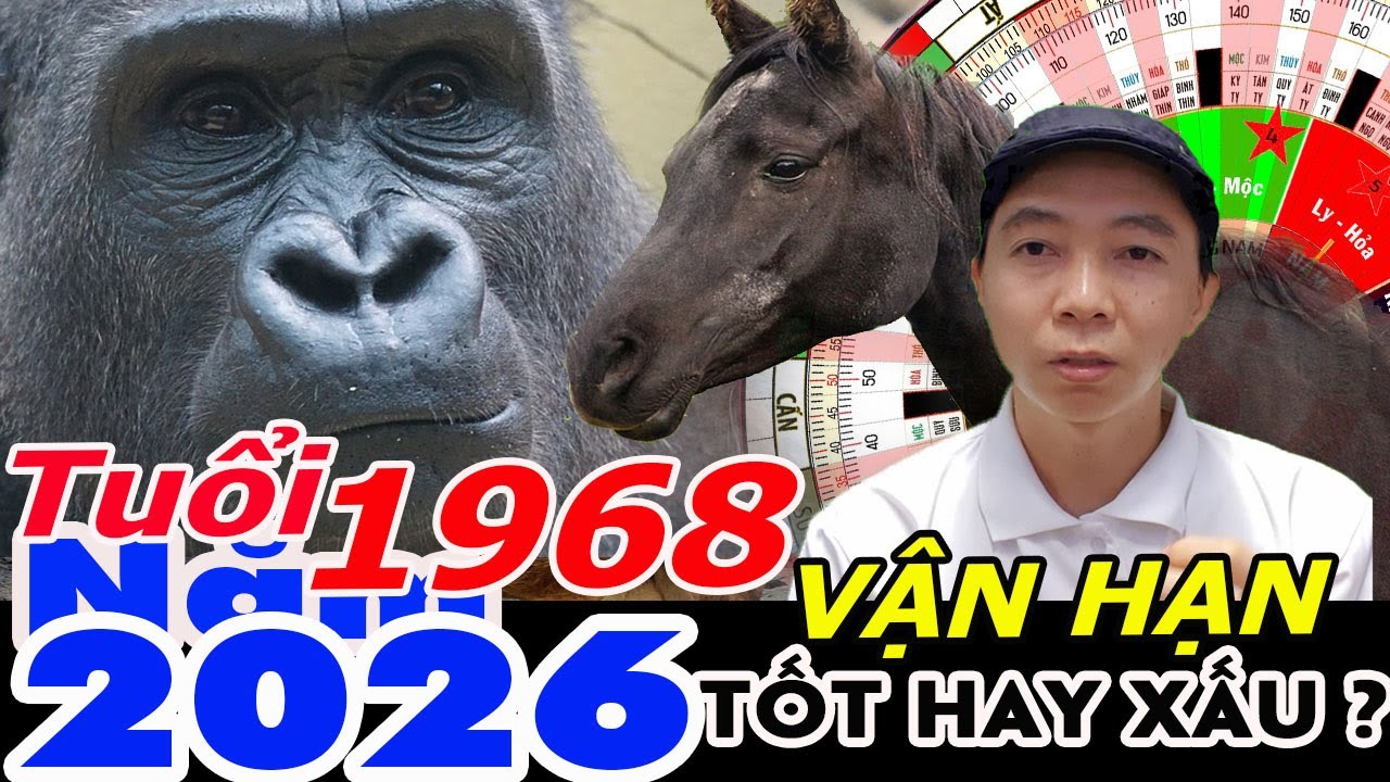 Xem Vận Hạn Tuổi Mậu Thân 1968 năm 2026 RA SAO ?  Phong Thủy 100 Năm
