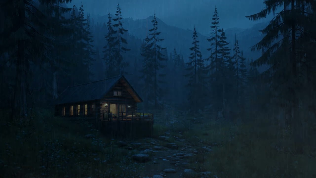 This Rain Will Calm You Instantly 🌧️ Forest Cabin Night Sounds for Deep Sleep (ASMR) You Must Hear!!