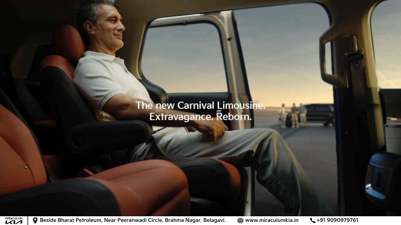 Kia India | The Kia Carnival Limousine | A new world of luxury & tech