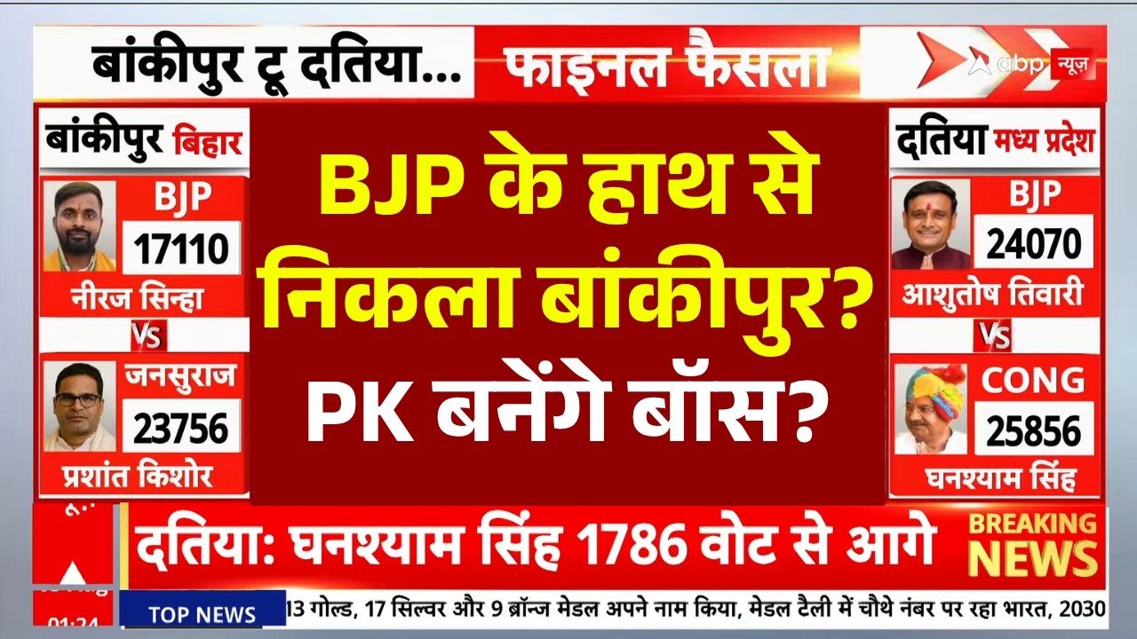Bankipur By Election Result 2026 LIVE: BJP के हाथ से निकला बांकीपुर? | Prashant Kishor | ABP News