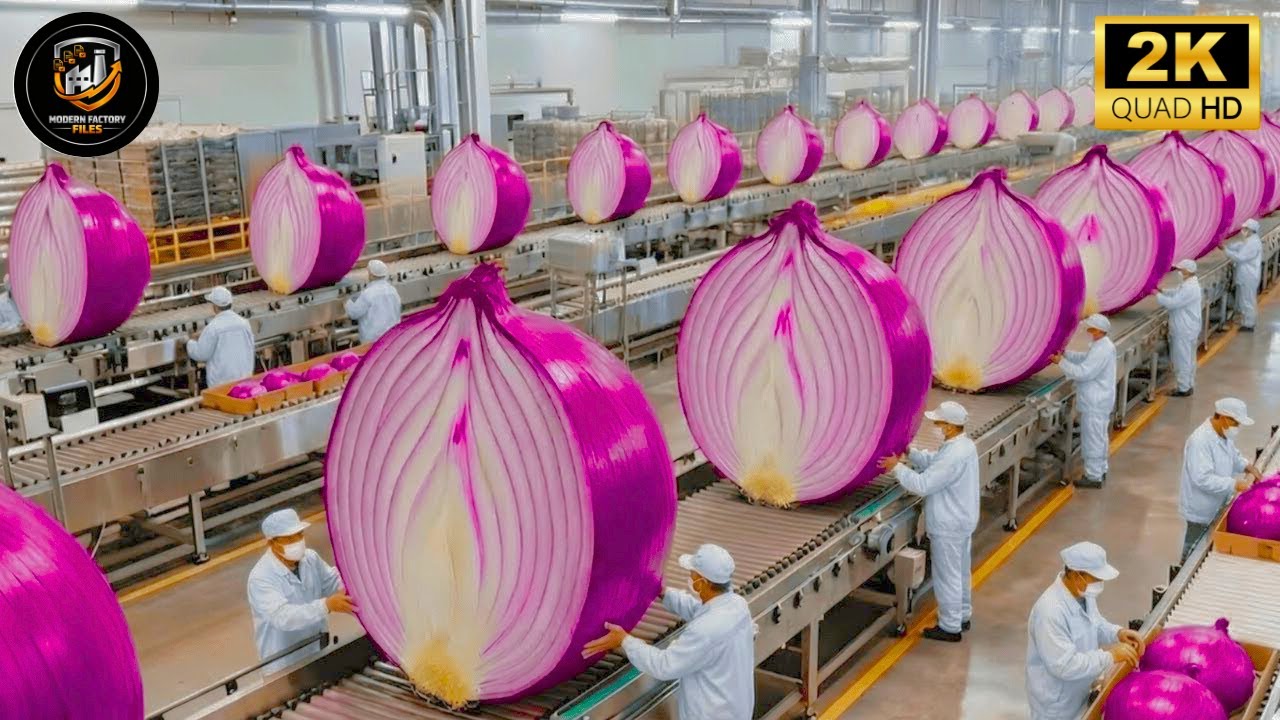 Inside the Modern Factory Files: How Raw Onions Are Turned Into Premium Powder (Full Process)