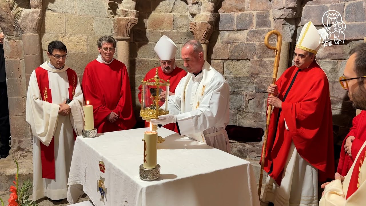 Gran acogida del Santo Cáliz en San Juan de la Peña y Jaca