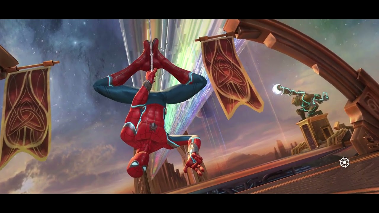 Playing MARVEL CONTEST OF CHAMPIONS