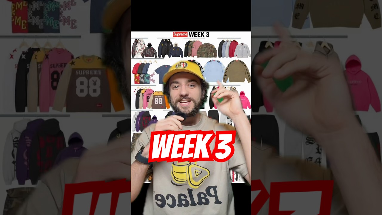 SUPREME WEEK 3 DROPLIST 📋 #ss26
