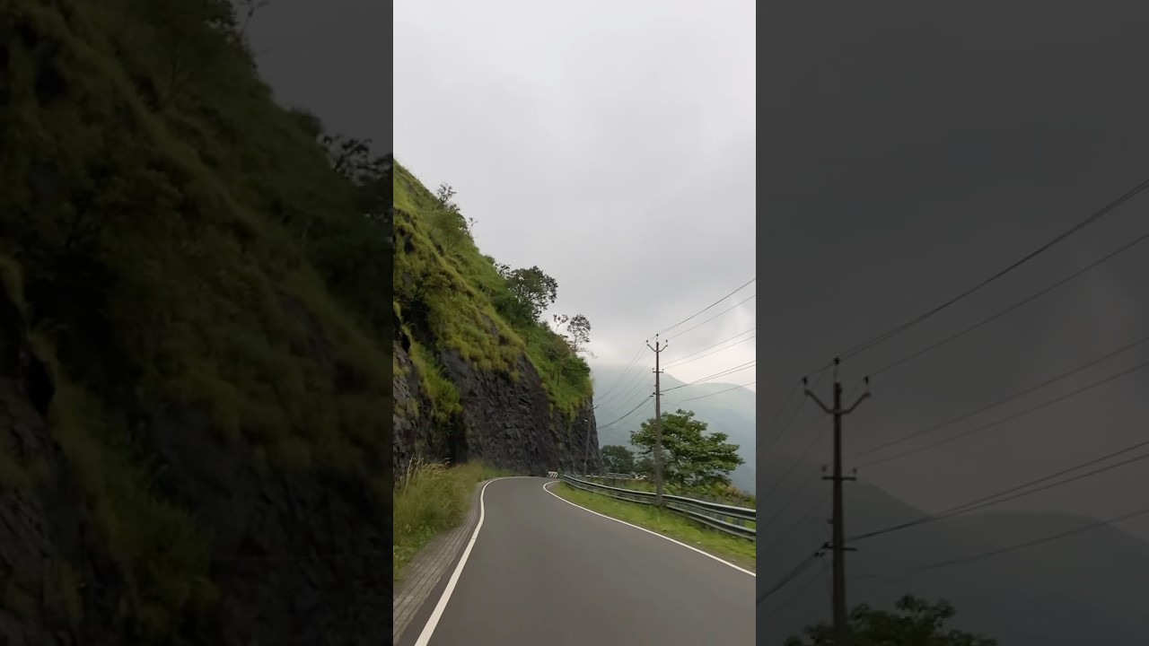 Vagamon hills road 😍 #vagamon #hills #hillslover #shortsfeed