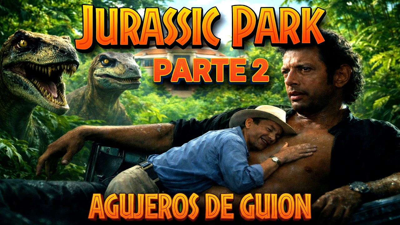 Agujeros de Guion: JURASSIC PARK 1 (1993) - Parte 2 - (Errores, review, crítica, análisis y resumen)