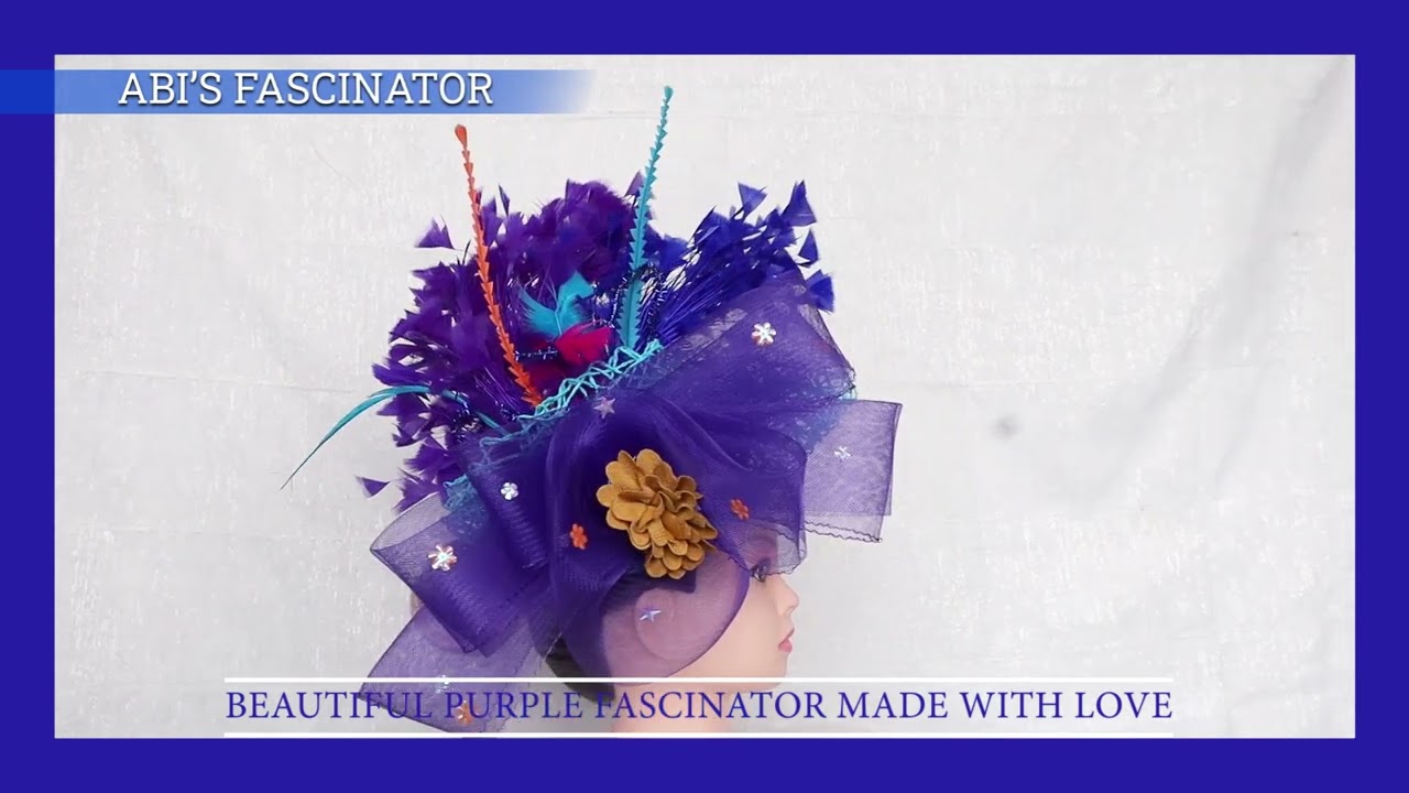 PURPLE FASCINATOR