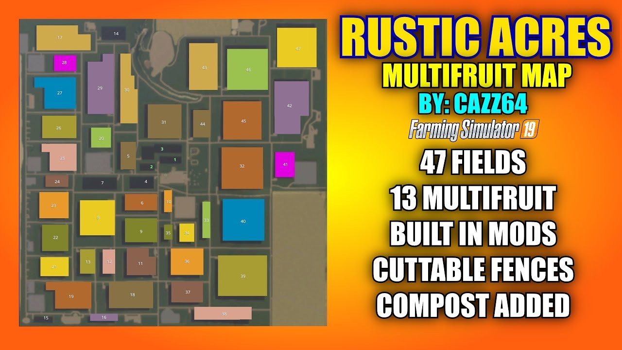 Rustic Acres Multifruit Map By: Cazz64 