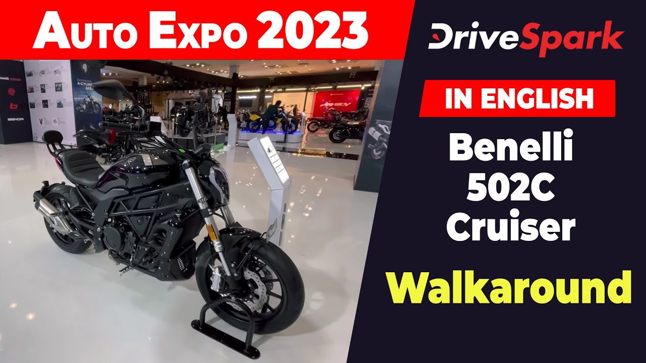 Auto Expo 2023: Benelli 502C Cruiser Walkaround | Punith Bharadwaj | DriveSpark