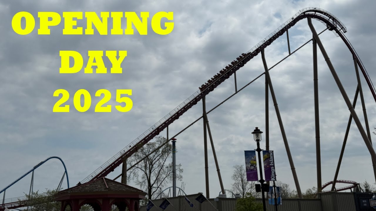Kings Island Opening Day 2025! What's New + Around The Park