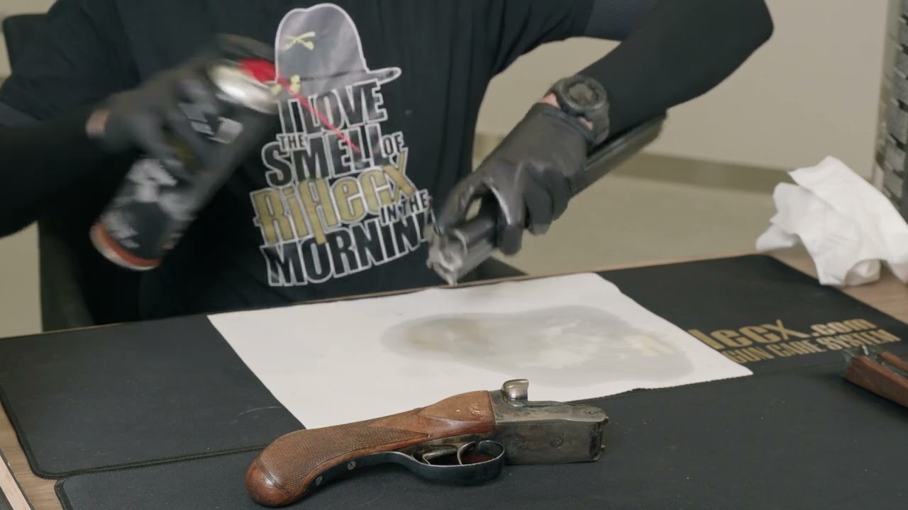 Lupara, 12 GA double-barrel shotgun- shooting and cleaning Riflecx