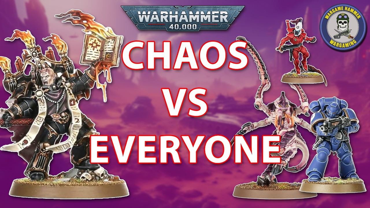 Battle Report - Chaos vs Everyone - Warhammer 40K