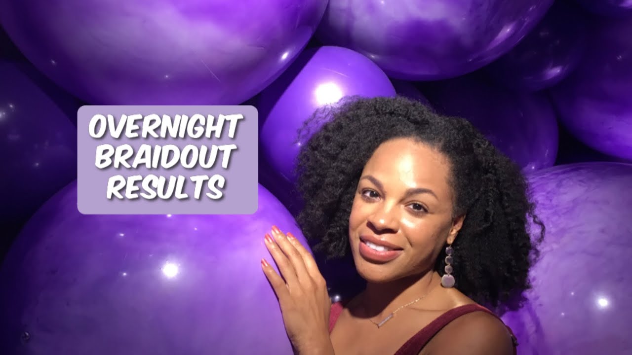VLOGMAS 9 Overnight Braidout Results Type 4 Hair Part 2 // Vegan Natural Hair Care