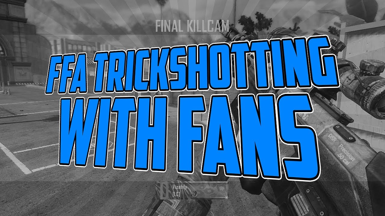 FaZe Adapt - Trickshotting in FFA w/Fans?!