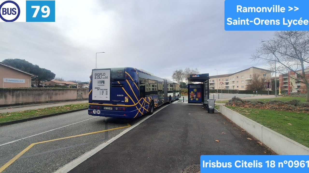 Tisséo - Ligne 79 de Ramonville à Saint-Orens Lycée - Irisbus Citelis 18 n°0961