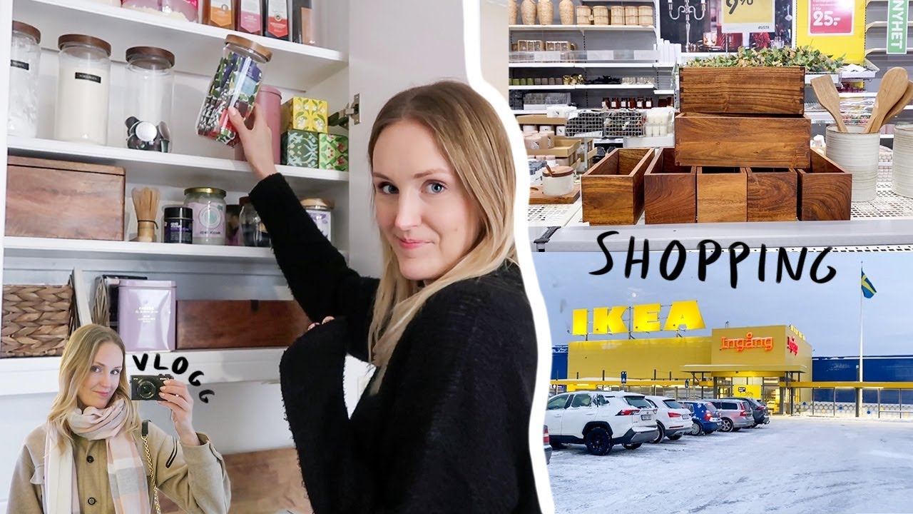 en liten shoppingtur till IKEA & RUSTA mm + mer organisering!!!