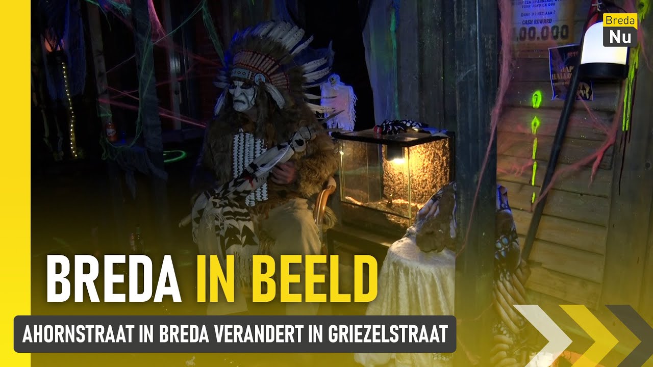 Ahornstraat verandert in Griezelstraat I Breda in Beeld