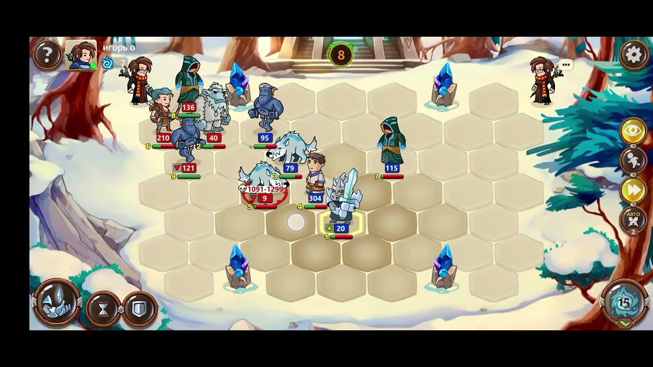 Север vs Север Браведэнд Heroes Braveland