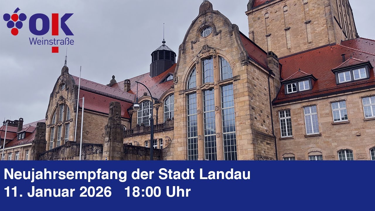 Neujahrsempfang der Stadt Landau am 11. Januar 2026