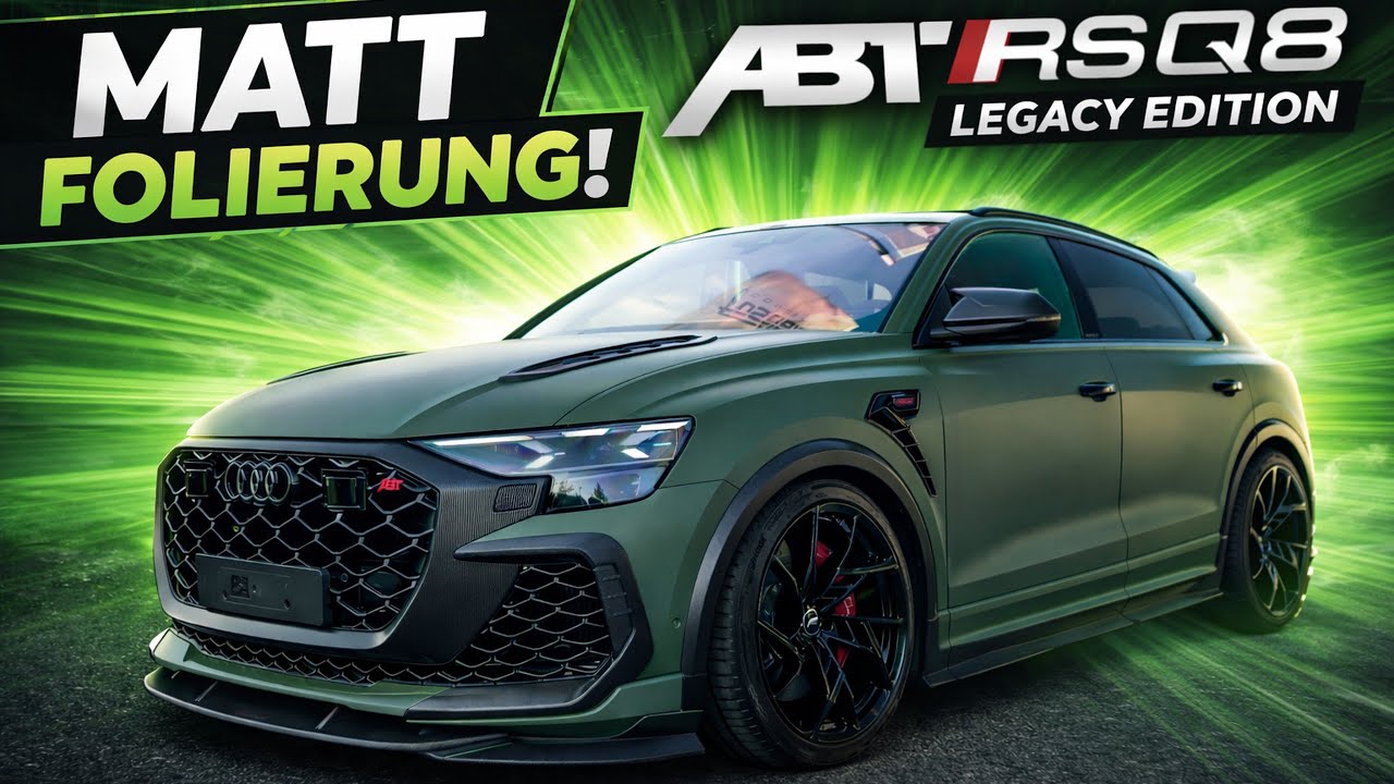 ABT RSQ8 Legacy Edition | made by fostla concepts | Military Green 3M Folierung – Pure Cinematic