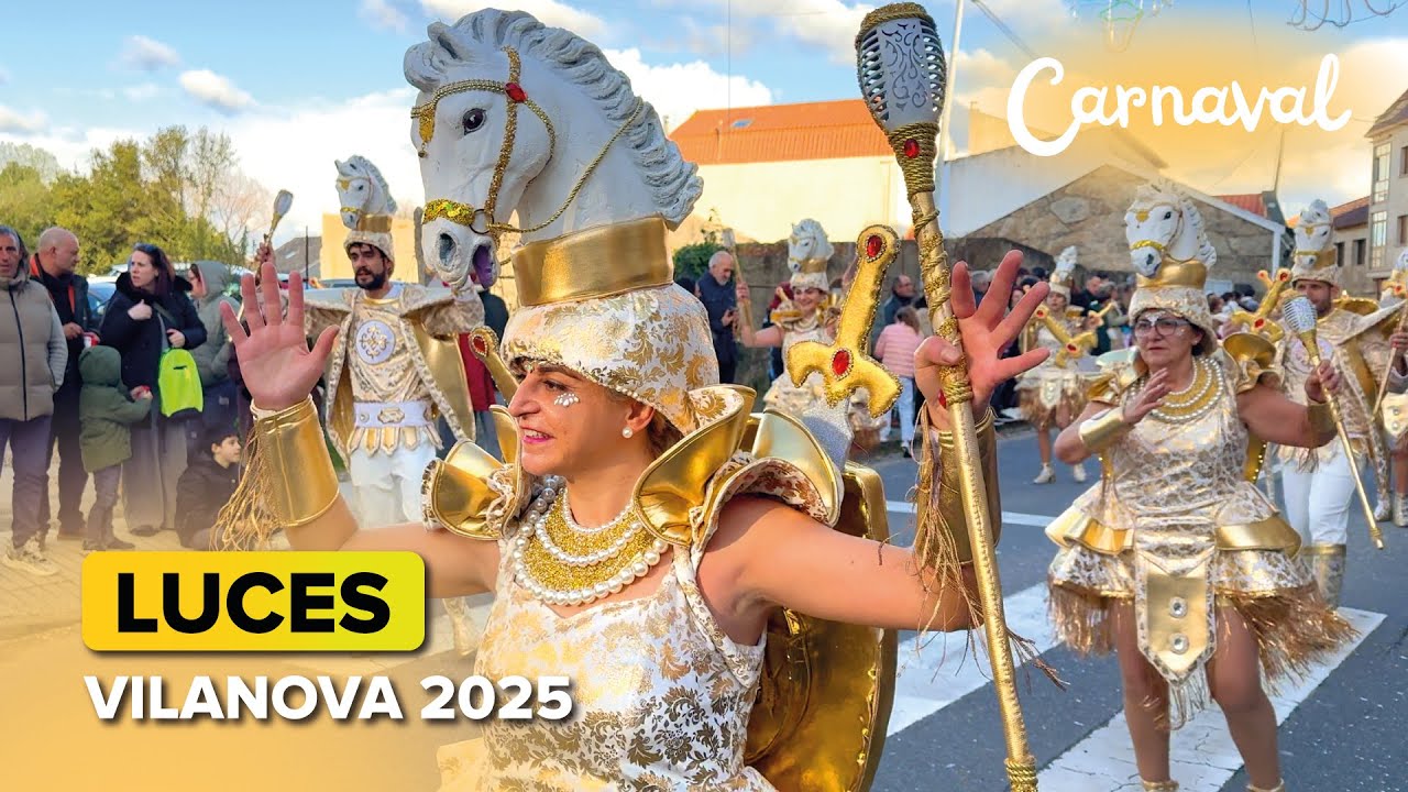 Comparsa LUCES de Tomiño 🥳 | CARNAVAL de VILANOVA de AROUSA 2025