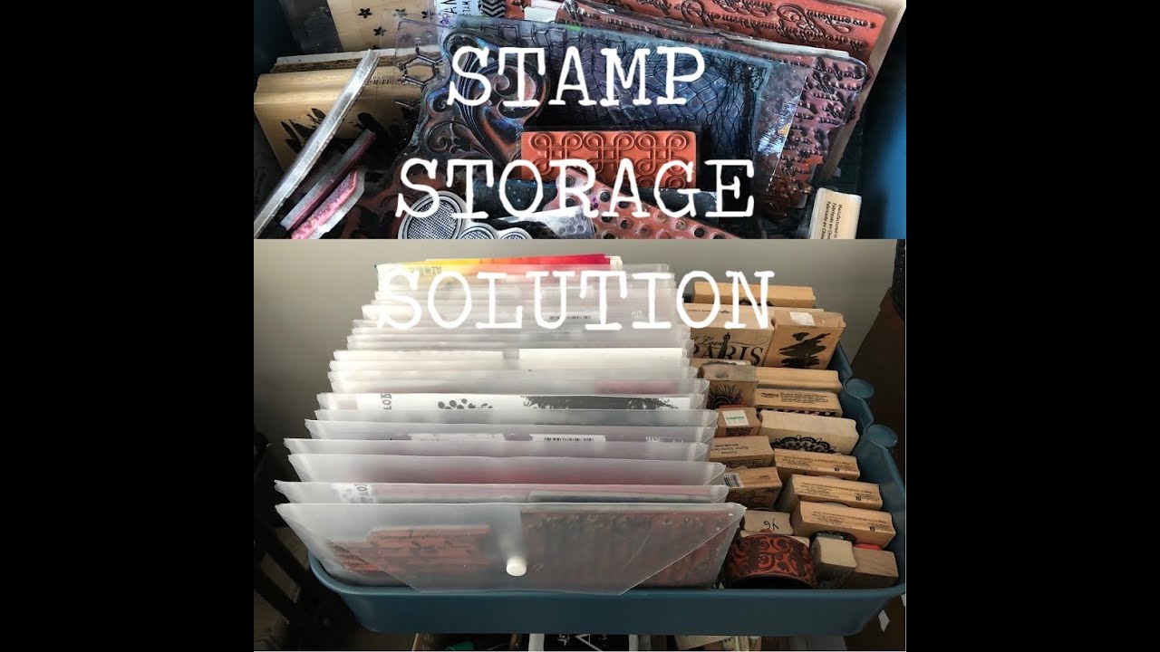 Stamp Storage- Craft Room Organization