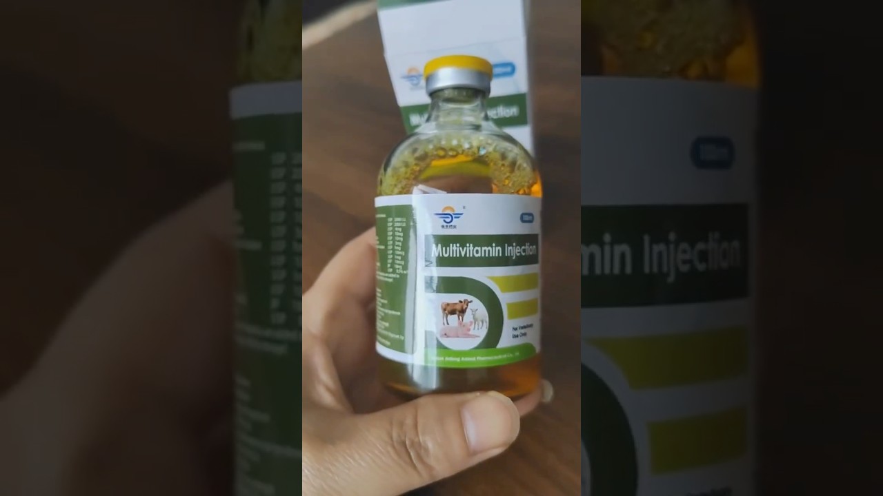 Multivitamin Injection #livestock #veterinarypharmacist #animalcare #science