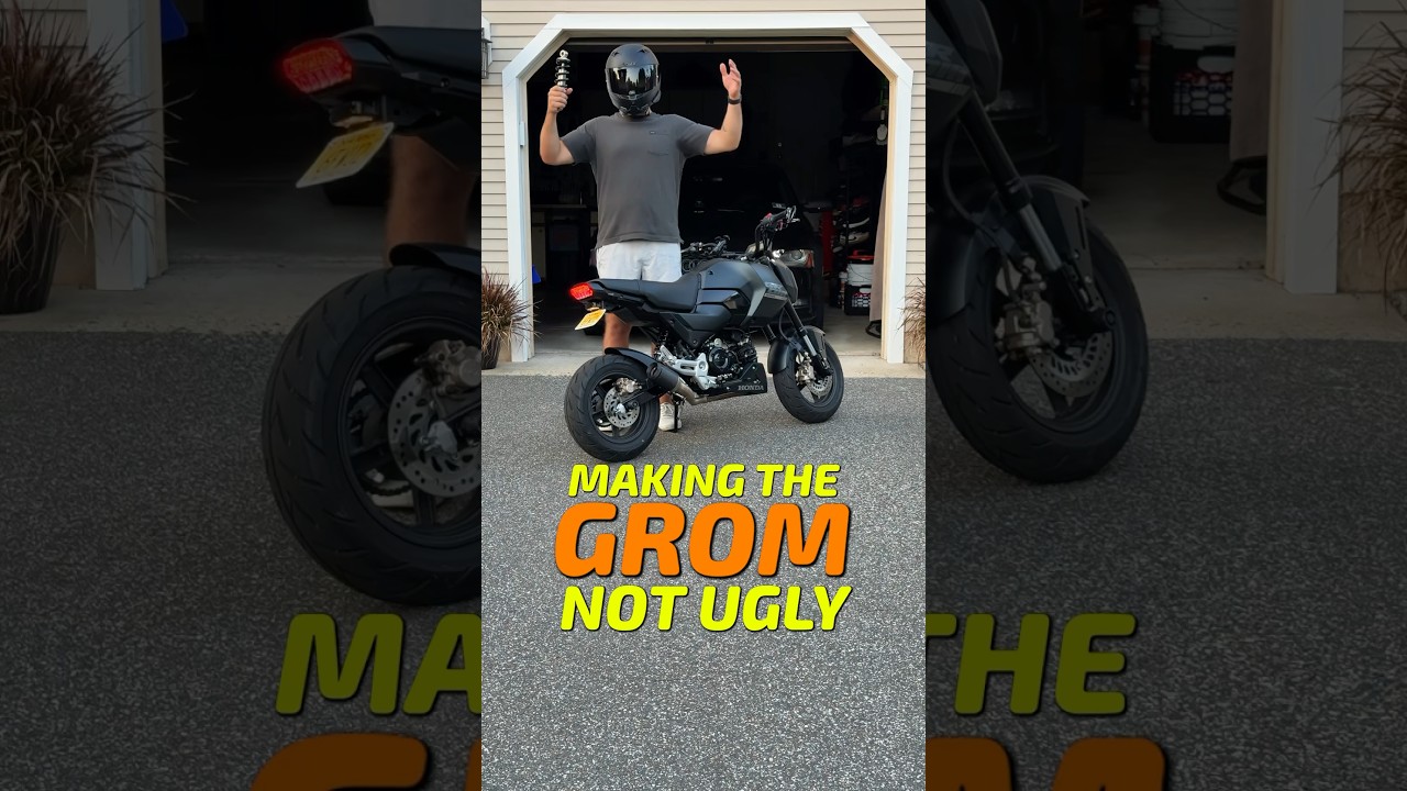 Модернизация и обновление HONDA GROM 2025 года &mdash; Установка улучшенной задней подвески 🏍️💨