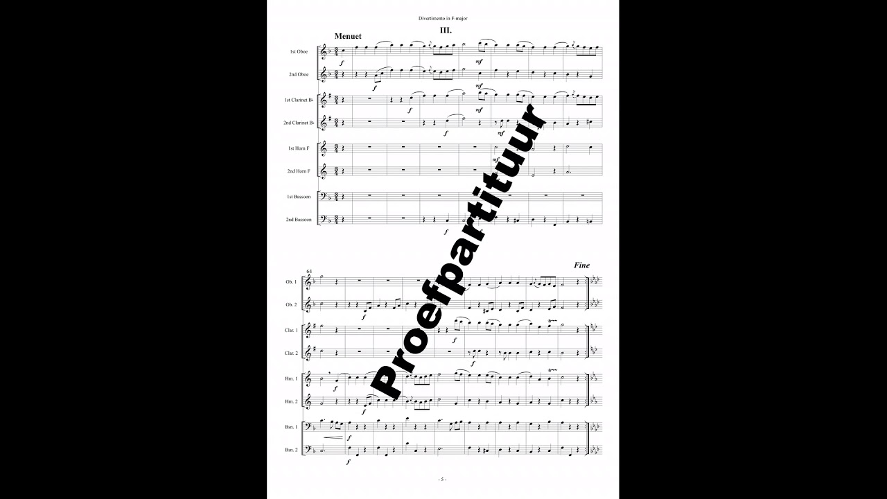 Divertimento in F-Majeur