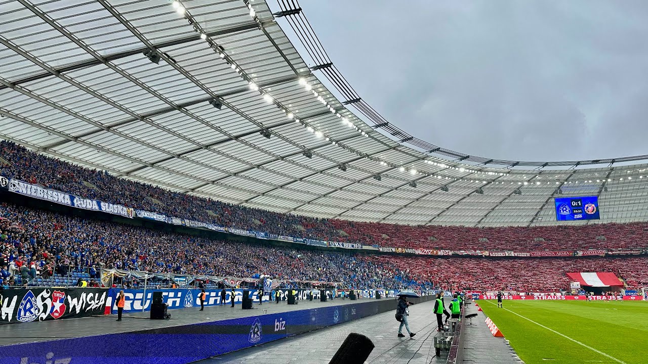 50 tysięcy ludzi na Stadionie Śląskim podczas meczu przyjaźni Ruch - Widzew (20.04.2024)
