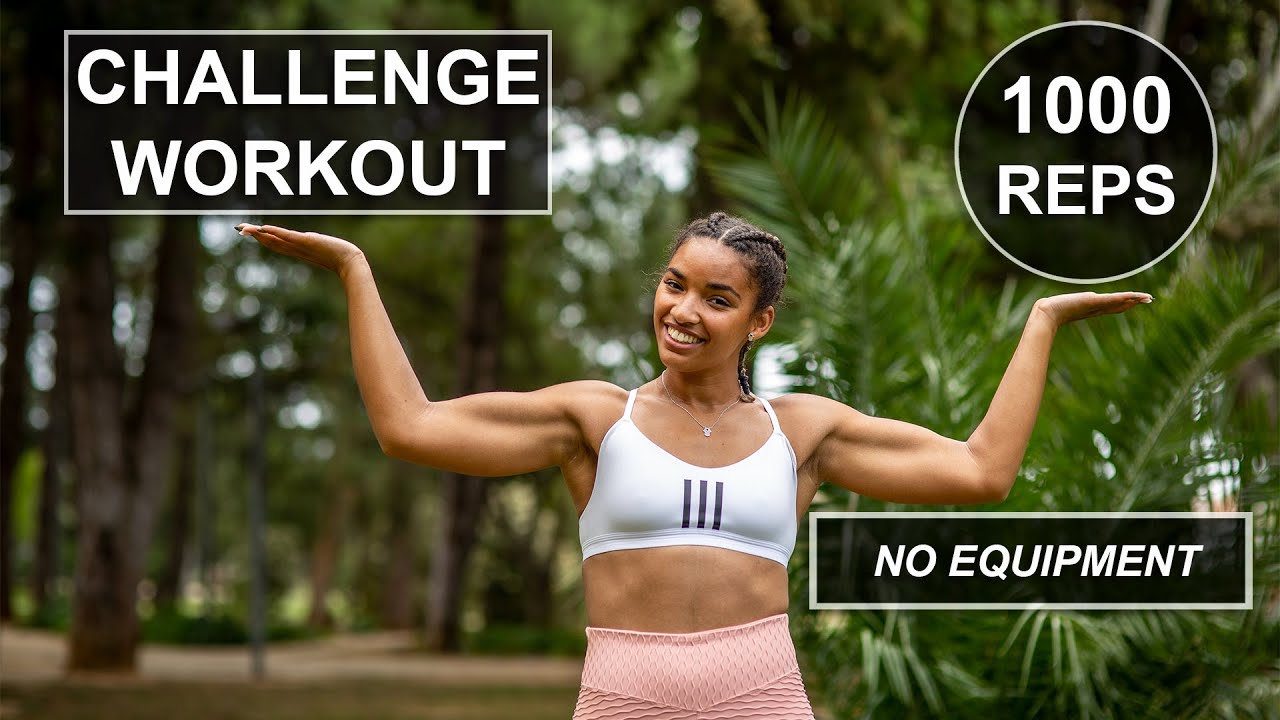 1000 Reps HIIT Challenge Workout | Full Body Home Workout |