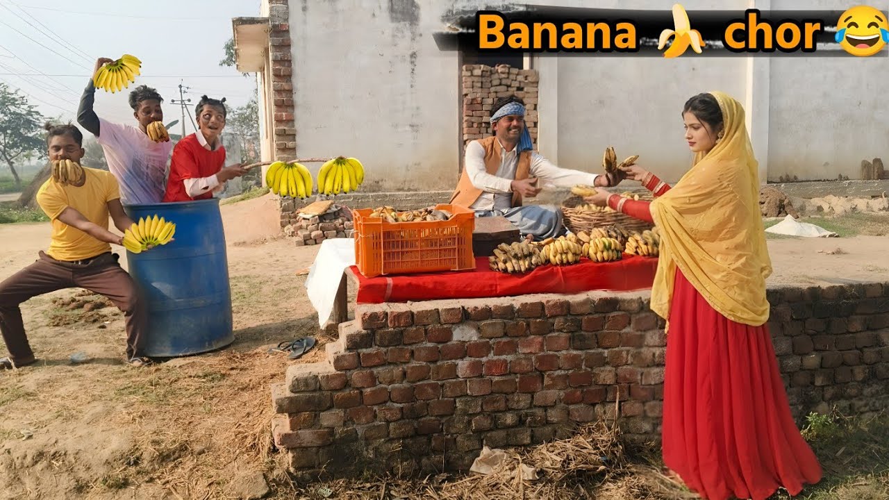 BANANA 🍌 CHOR || 😂Must Watch New 2026 Trending Comedy video || Bindas Fun Nonstop || Kela Chor 