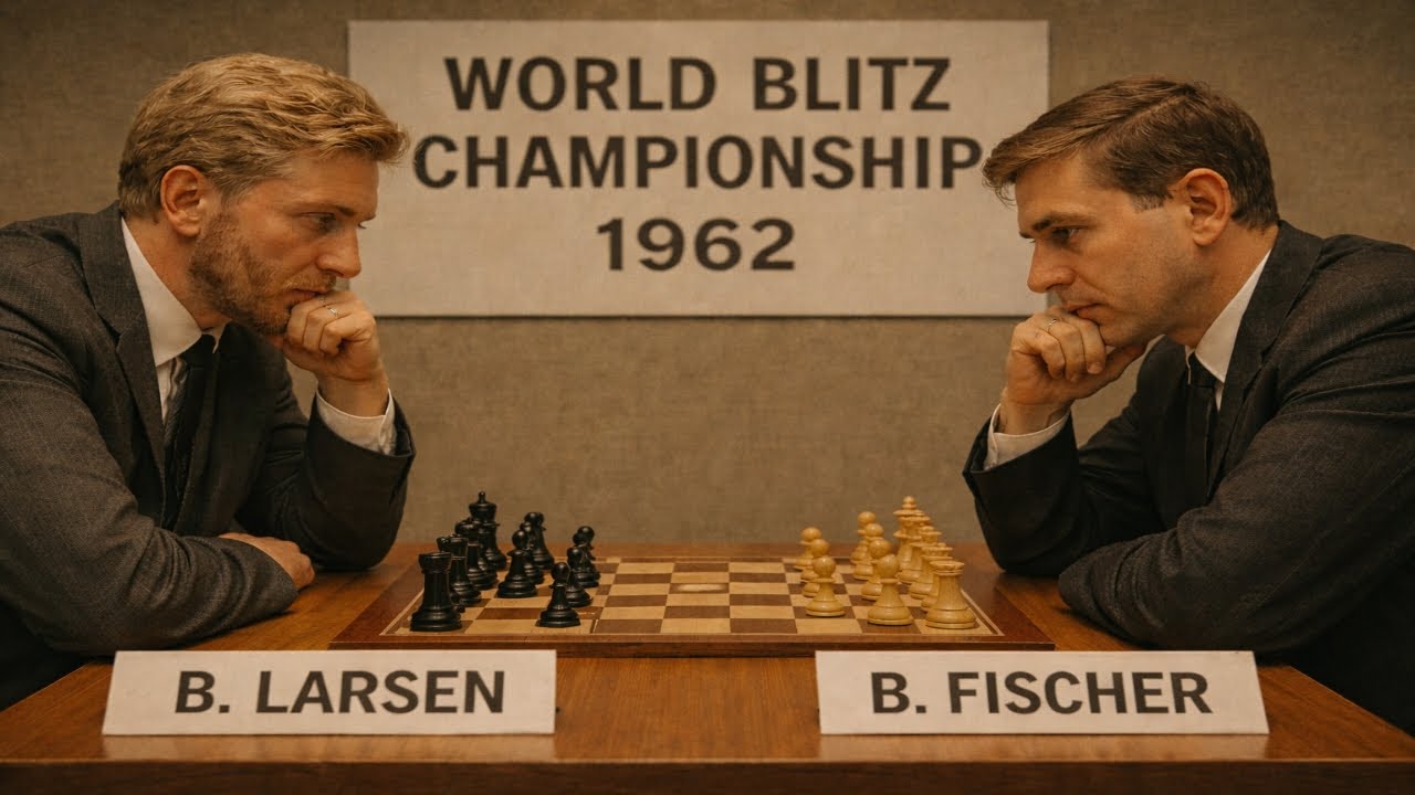 Bent Larsen vs Bobby Fischer • Copenhagen 1962 | Fischer Wins Brilliantly Classic Chess Game