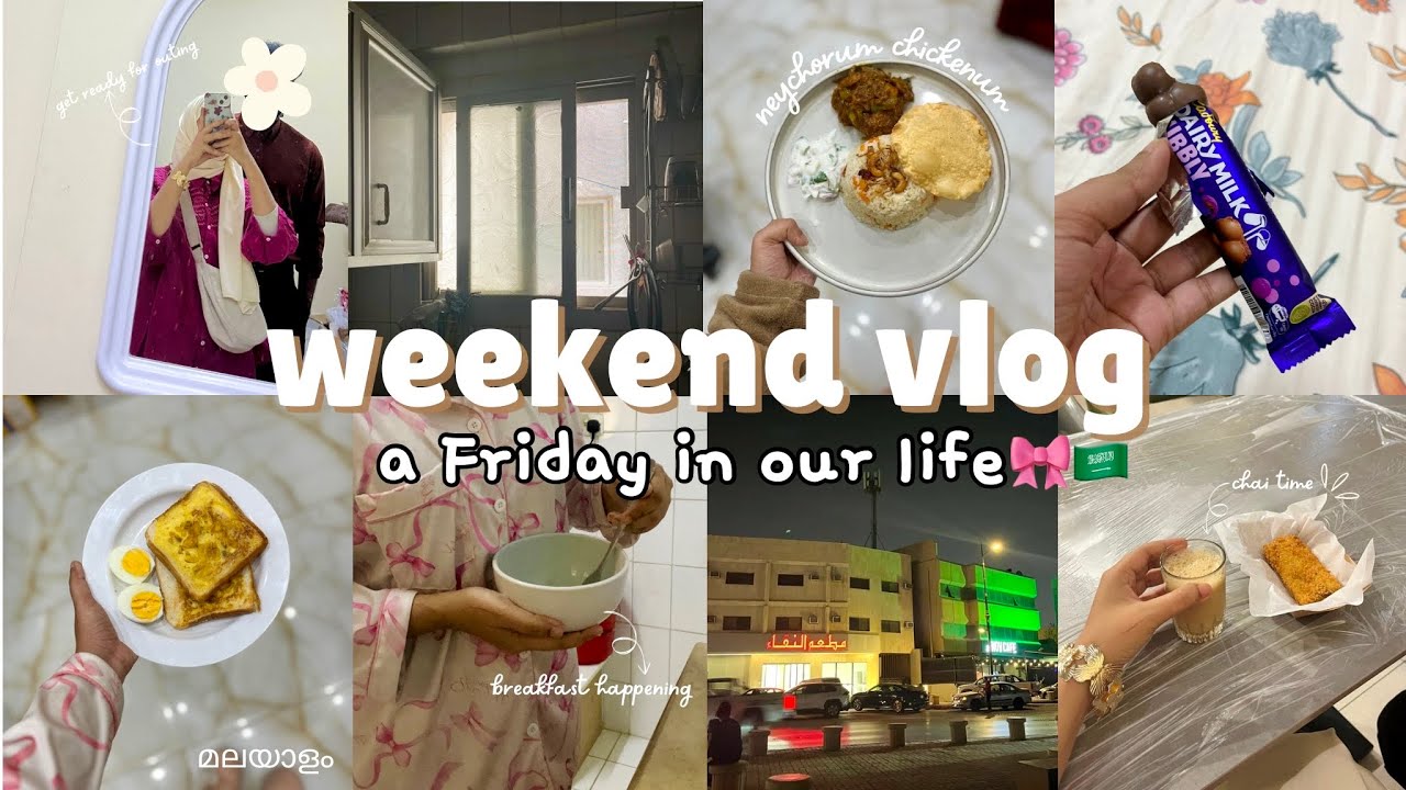 A day in my life in Riyadh 🧸🎀| Weekend vlog 🇸🇦| day out ~ cooking | Malayalam 