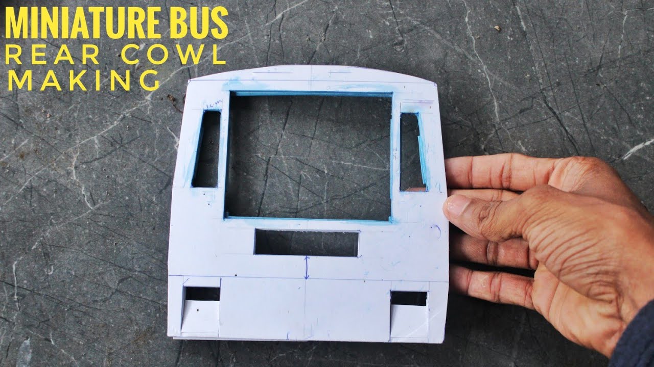 Miniature Bus Back Making | Irfan Thalassery