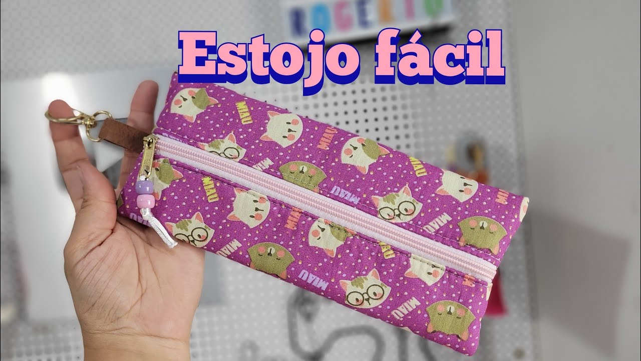 Estojo fácil para iniciantes na costura